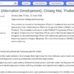 Chargé de programme – Développement alternatif, ONUDC