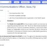 Responsable éditorial et communication senior – Fidji