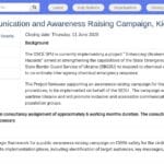 Consultant en communication – Campagne de sensibilisation CBRN