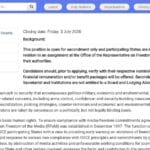 Conseiller principal en liberté des médias (OSCE)