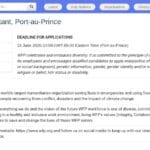Assistant(e) Achats – Port-au-Prince (PAM)