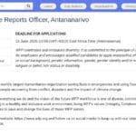 Chargé(e) OIM & Rapports de Performance – Antananarivo