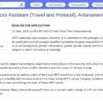 Assistant(e) Services de Gestion – Voyages et Protocole