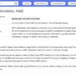 Assistant(e) Accès Humanitaire – Gonaives