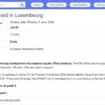 Expert·e Genre – Siège Luxembourg (H/F)