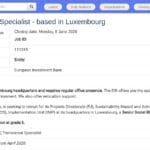 Senior Social Risk Specialist – Luxembourg
