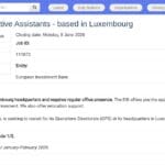Assistant(e) Administratif(ve) Senior – Luxembourg