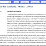 Économiste/Analyste des politiques – Centre de Crète, OCDE