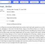 Stagiaire en Finance – Nations Unies à Amman