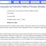 Consultor en Estructuración de PPP, Brasilia