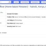 Senior Technical Officer – AfDAN (Home-based, Kenya)