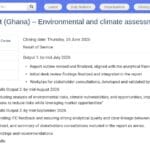 Consultant national en évaluation climatique – Ghana