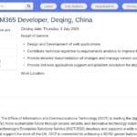 Développeur SharePoint Online/M365 – Nations Unies