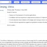 Développeur Mobile Senior – Nations Unies (Chine)