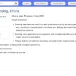 Développeur Java Senior – Nations Unies – Deqing