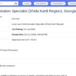 Spécialiste local en administration foncière – Géorgie
