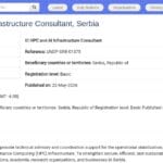 Consultant HPC et IA pour l&rsquo;infrastructure nationale – Serbie