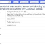 Conseiller en transferts monétaires numériques – UNICEF