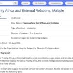 Stage – Priorité Afrique et Relations Extérieures