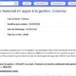 Assistant Technique National – Gestion de Projet Agricole (Cotonou)