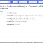 Analyste HSSE – Santé et Sécurité au Travail – Guatemala