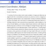 Coordinateur Gestion des Connaissances – Résilience Côtière