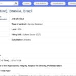 Chargé de Projet Culture – UNESCO Brésil