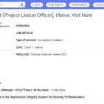 Chargé de liaison de projet – Aquifère transfrontalier