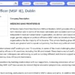 Responsable Marketing Digital – MSF Irlande (Dublin)