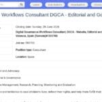 Consultant en Gouvernance Numérique et Workflows (UNICEF)