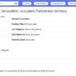 Chargé(e) RH – Jérusalem-Est, Territoires palestiniens