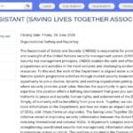 Assistant(e) de Programme SLT – Sécurité Humanitaire