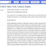 Assistant de Recherche – Commission de la Fonction Publique Internationale (New York)