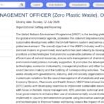 Responsable de Programme Zéro Déchet Plastique – ONU Environnement, Osaka