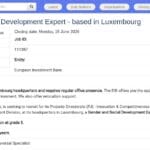 Expert·e Genre et Développement Social (Luxembourg)