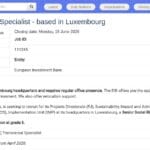 Senior Social Risk Specialist – Luxembourg