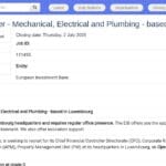 Responsable des opérations MEP – Luxembourg