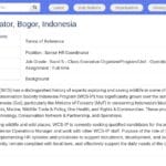 Coordinateur RH Senior – Bogor, Indonésie