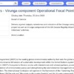 Coordinateur.trice opérationnel.le – Projet Vanishing Treasures, Virunga