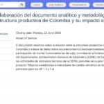 Consultor en análisis productivo y ambiental para Colombia