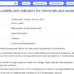 Stage – Indicateurs et Mesurabilité – Produits Chimiques et Déchets