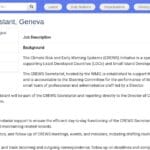Assistant(e) Administratif(ve) – Initiative CREWS, Genève