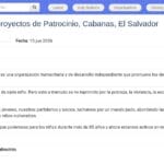 Coordinateur de Projets de Parrainage – El Salvador