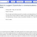 Consultant·e International·e en Communication et Sensibilisation OzonAction