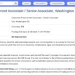 Acheteur Corporate Senior – Washington D.C.