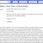 Stagiaire en Affaires Économiques – Financement du Développement Durable