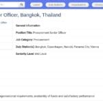 Senior Procurement Officer – CPC Secretariat