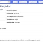 Responsable RH – Bangladesh