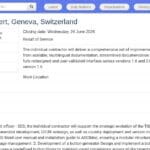 Développeur Full-Stack Senior – TiSSTAT (Genève)