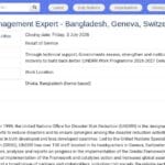 Expert en gestion des finances publiques pour la résilience au Bangladesh